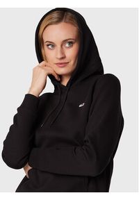 Tommy Jeans Bluza Fleece Hoodie DW0DW09228 Czarny Regular Fit. Kolor: czarny. Materiał: bawełna, syntetyk