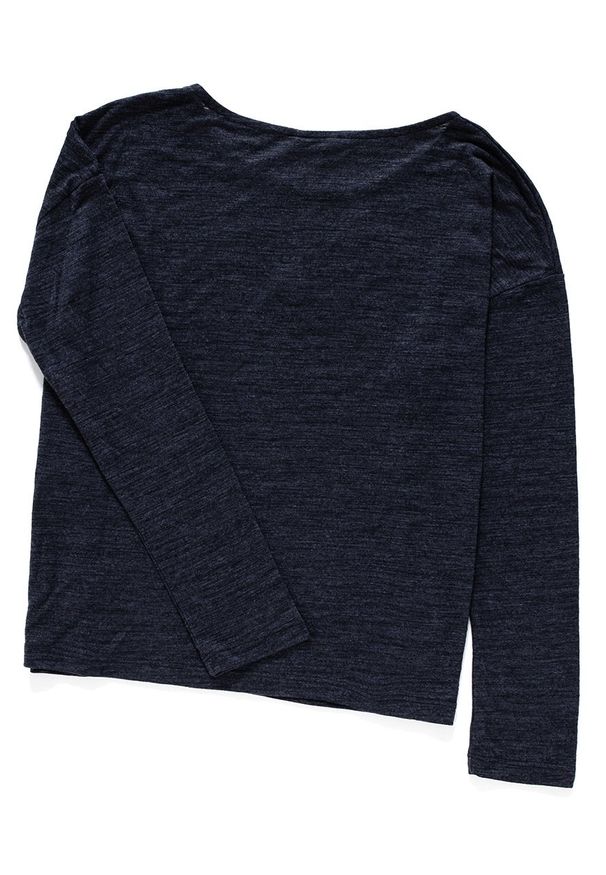 Wrangler - DAMSKI LONGSLEEVE WRANGLER L/S MIX TEE BLUE INDIGO W7329E441. Długość rękawa: długi rękaw
