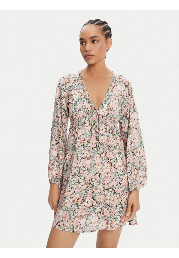 Billabong Sukienka codzienna Star Fall 24B131503 Kolorowy Regular Fit. Okazja: na co dzień. Materiał: wiskoza. Wzór: kolorowy. Typ sukienki: proste. Styl: casual