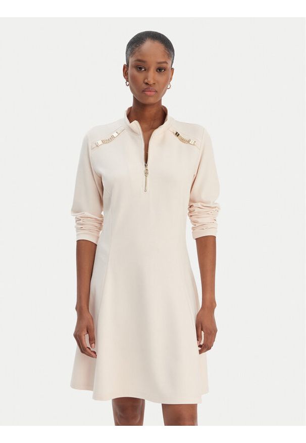 Liu Jo Sport Sukienka codzienna TA6019 JS182 Różowy Regular Fit. Okazja: na co dzień. Kolor: różowy. Materiał: wiskoza. Typ sukienki: sportowe, proste. Styl: casual, sportowy