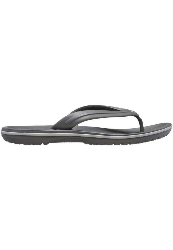 Japonki damskie Crocs Flip. Kolor: szary. Materiał: syntetyk, materiał