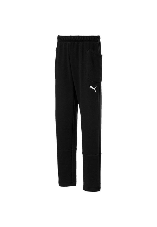 Spodnie dla chłopca Puma Liga Casuals Pants czarne 655635 03. Kolor: wielokolorowy, czarny, biały