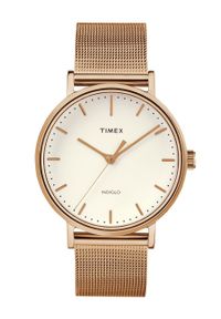 Timex zegarek TW2R26400 Fairfield. Kolor: złoty. Materiał: materiał #1