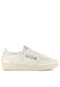 Tenisówki Reebok Model Club C 85 Vintage Kolor Biały. Zapięcie: sznurówki. Kolor: biały. Materiał: tkanina, skóra. Szerokość cholewki: normalna. Model: Reebok Club. Sport: turystyka piesza