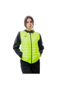 Damska kurtka z kapturem Givova Superior. Typ kołnierza: kaptur. Kolor: zielony. Materiał: puch #1