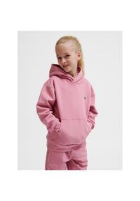 Bluza z kapturem dla dzieci Hummel Bee Loose. Typ kołnierza: kaptur. Kolor: różowy #1