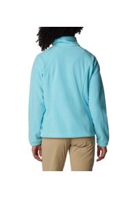 columbia - Polar Sportowy Damski Columbia Benton Springs Full Zip. Kolor: niebieski. Materiał: polar