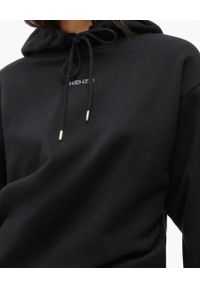 Kenzo - KENZO - Czarna bluza z logo. Kolor: czarny. Materiał: bawełna. Długość rękawa: długi rękaw. Długość: długie. Styl: klasyczny #3