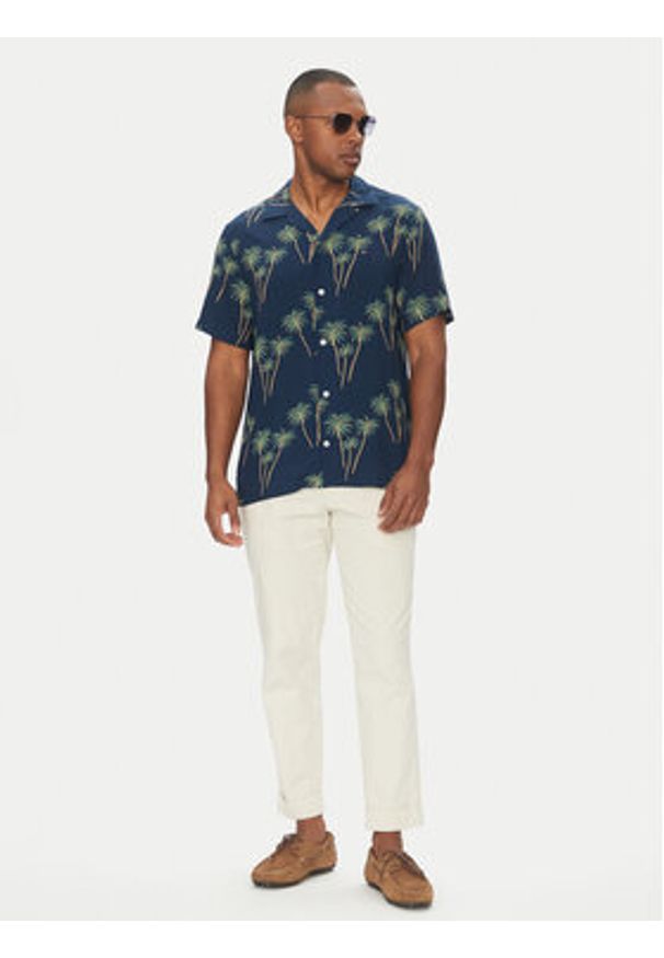TOMMY HILFIGER - Tommy Hilfiger Koszula MW0MW38580 Granatowy Regular Fit. Kolor: niebieski