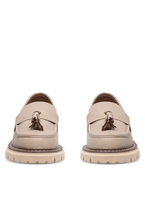 Jenny Fairy Loafersy ERNNA WYL3628-1 Beżowy. Kolor: beżowy. Materiał: skóra