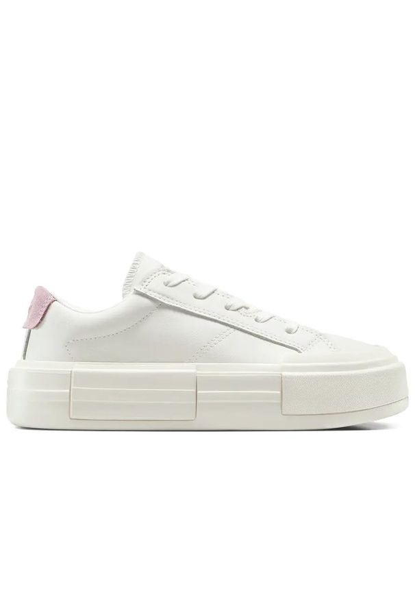 Buty damskie Converse Chuck Taylor All Star Cruise A15816C - białe. Zapięcie: sznurówki. Kolor: biały. Materiał: skóra. Szerokość cholewki: normalna. Styl: klasyczny, elegancki