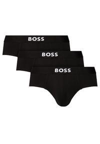 BOSS Komplet 3 par slipów Hipbr 3P Boss One 50546561 Czarny. Kolor: czarny. Materiał: bawełna