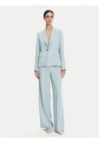 Pinko - PINKO Marynarka 104930 A213 Błękitny Regular Fit. Kolor: niebieski. Materiał: wiskoza