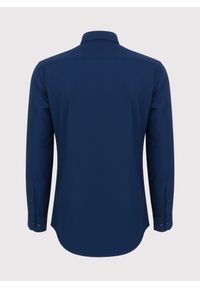 Pako Lorente - PAKO LORENTE – Granatowa bawełniana koszula męska. Kolor: biały, niebieski. Materiał: bawełna. Długość rękawa: długi rękaw. Długość: długie. Styl: elegancki #4
