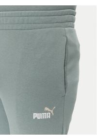 Puma Spodnie dresowe Ess 684714 Zielony Regular Fit. Kolor: zielony. Materiał: bawełna #4