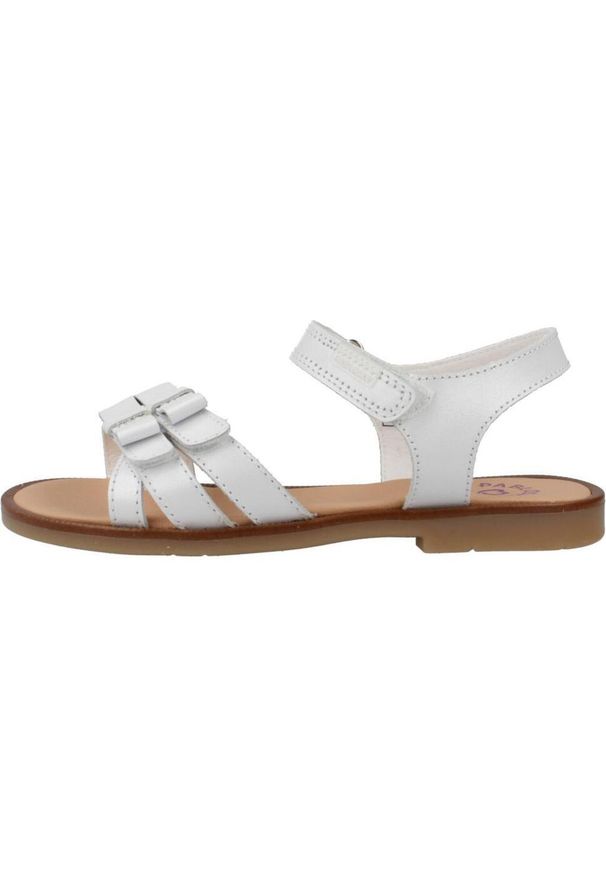 Sandały Pablosky Model 438908p. Kolor: biały. Materiał: tkanina, skóra