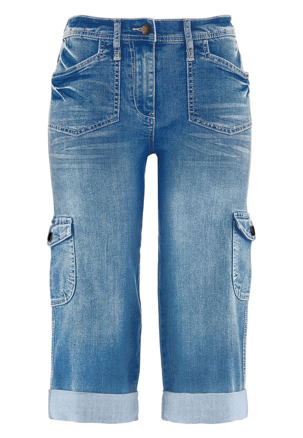 Niebieskie jeansy bonprix