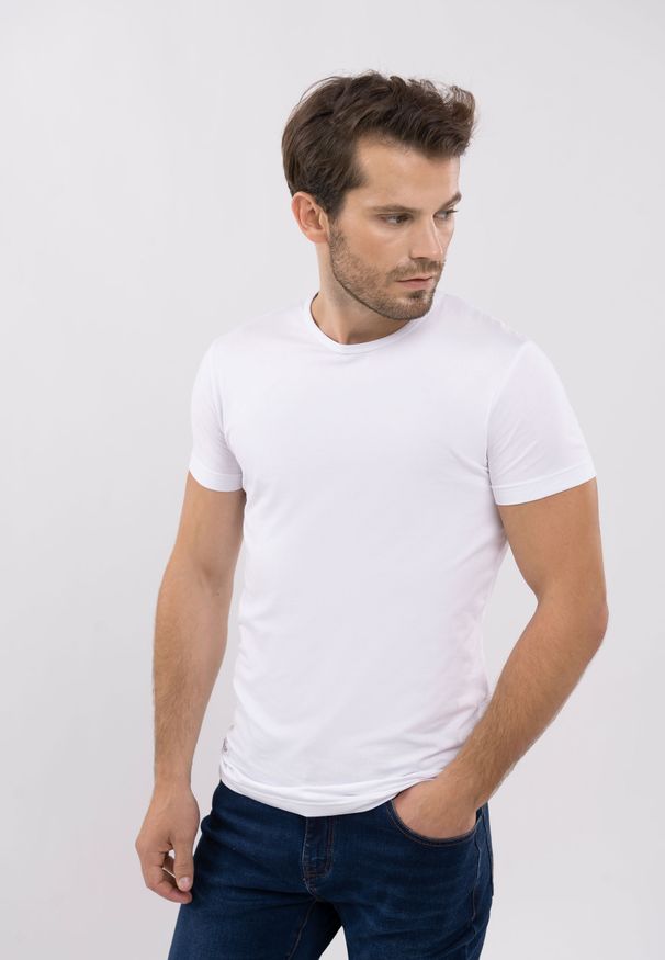 Volcano - Bawełniany t-shirt w dwupaku T-CLONE. Materiał: bawełna. Długość rękawa: krótki rękaw. Długość: krótkie. Sezon: zima, lato. Styl: klasyczny