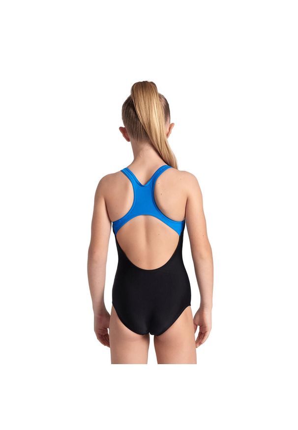 Strój Kąpielowy Arena Girl's Kikko V Swimsuit Pro Junior. Kolor: wielokolorowy, niebieski, czarny