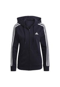 Adidas - Bluza damska adidas Essentials French. Kolor: wielokolorowy, biały, niebieski