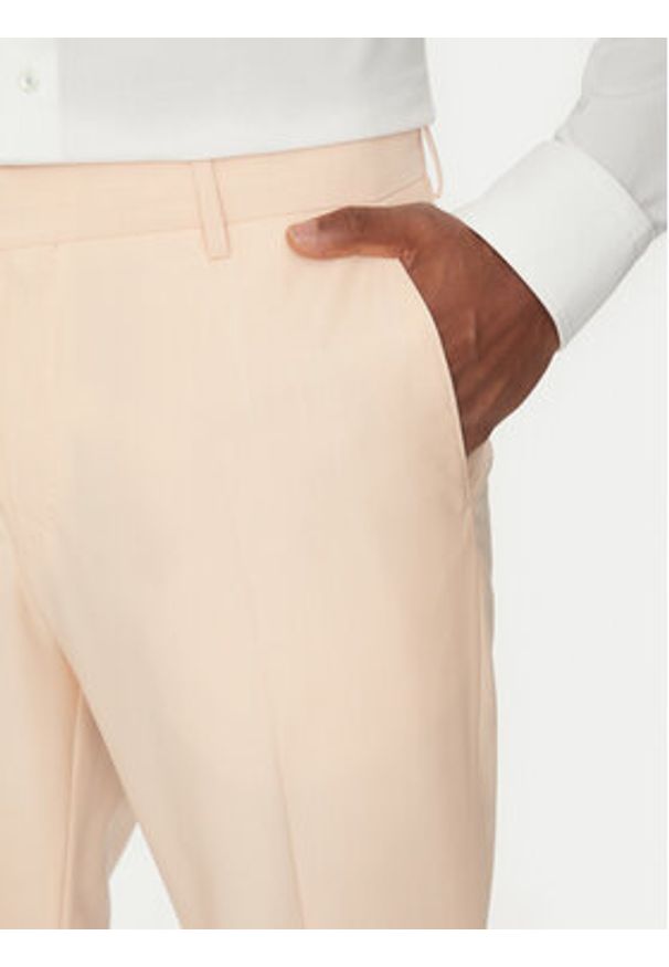 BOSS Garnitur H-Huge 50540759 Pomarańczowy Slim Fit. Kolor: pomarańczowy. Materiał: wiskoza, wełna