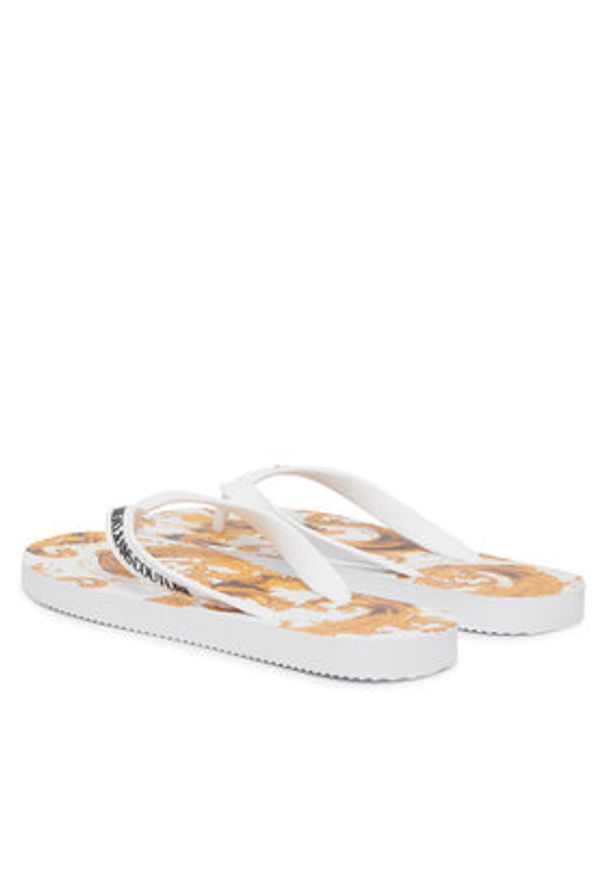 Versace Jeans Couture Japonki 80VA3SQ7 ZSS80 Biały. Kolor: biały. Materiał: syntetyk