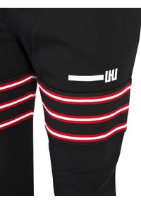 Les Hommes Spodnie | URG880PUG864B | Mężczyzna | Czarny. Kolor: czarny. Materiał: bawełna. Wzór: nadruk #3