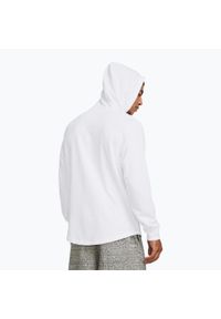 Bluza męska Under Armour Rival Terry Graphic Hood. Kolor: biały. Sport: fitness