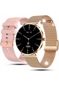 Smartwatch JG Smart SMARTWATCH ZEGAREK DAMSKI POLSKIE MENU ROZMOWY CIŚNIENIE TĘTNO AMOLED SLIM. Rodzaj zegarka: smartwatch #1
