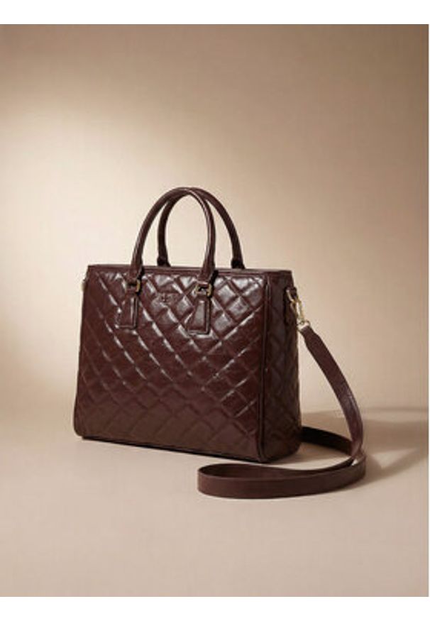 Nine West Torebka CEO-BETTY-LA374-4065 Brązowy. Kolor: brązowy