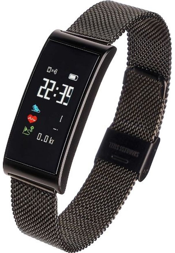 Smartwatch Garett Electronics Women Tina Czarny Srebrny (5903246282467). Rodzaj zegarka: smartwatch. Kolor: wielokolorowy, czarny, srebrny