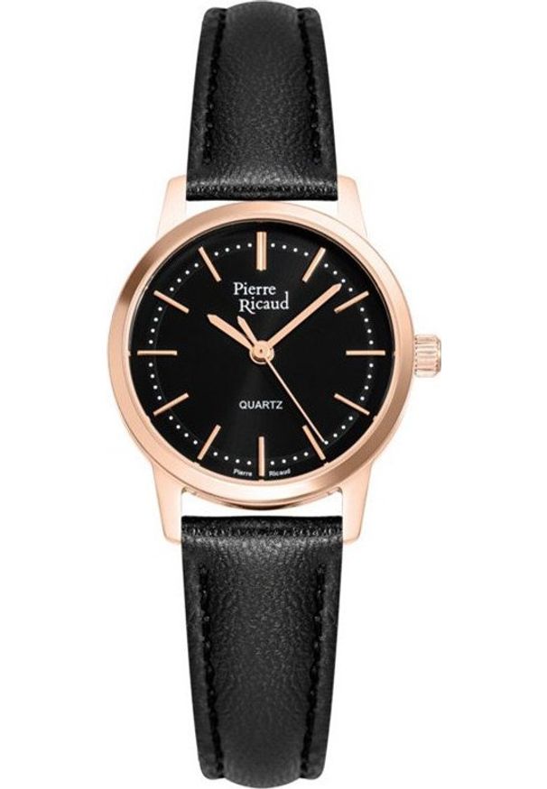 Zegarek Pierre Ricaud Zegarek damski Pierre Ricaud P51091.92R4Q czarny. Kolor: czarny