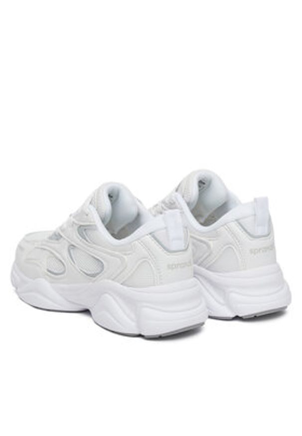 Sprandi Sneakersy A22R1116H-1 Biały. Kolor: biały. Materiał: skóra