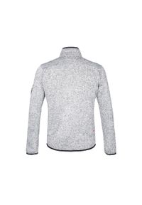 Aulp - Polar bluza rozpinana dzianinowa melanżowa Navoy AULP 3 kieszenie. Kolor: szary. Materiał: polar, dzianina. Wzór: melanż. Sezon: zima. Sport: narciarstwo #2