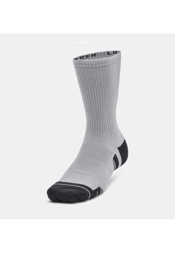 Skarpety Under Armour Performance Tech 3 p.. Kolor: czarny, szary, biały, wielokolorowy