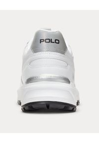 Ralph Lauren - RALPH LAUREN - Białe sneakersy Jogger. Okazja: na co dzień. Nosek buta: okrągły. Kolor: biały. Materiał: materiał #4