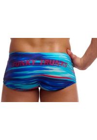 FUNKY TRUNKS - Kąpielówki Funky Trunks Storm At Sea - trunki męskie. Kolor: niebieski