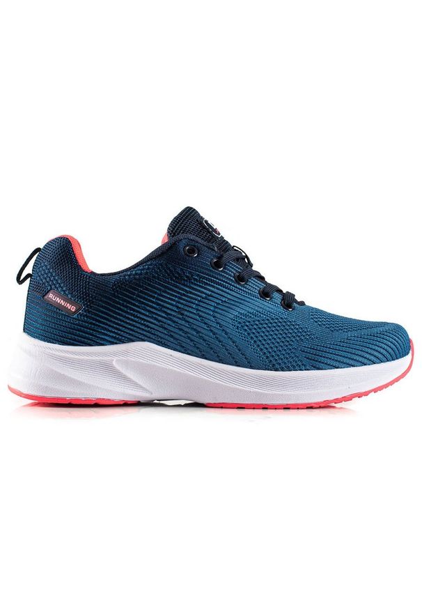 Lekkie Buty Sportowe DK granatowe niebieskie. Kolor: niebieski