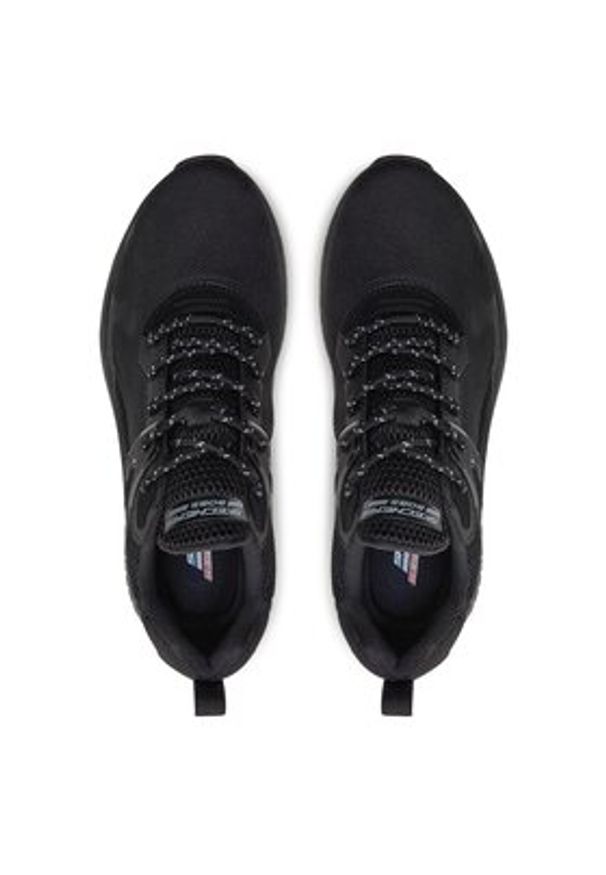 skechers - Skechers Sneakersy Bobs Squad Chaos-Elevated Drift 118034/BBK Czarny. Kolor: czarny. Materiał: materiał