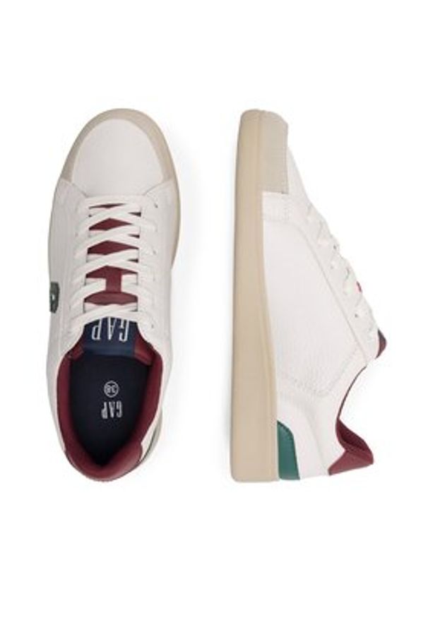 GAP - Gap Sneakersy GAB002F5SWWTRDGP Biały. Kolor: biały. Materiał: materiał