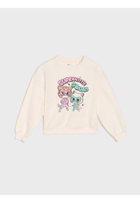 Sinsay - Bluza Disney Junior Super Kitties - kremowy. Kolor: kremowy. Wzór: motyw z bajki