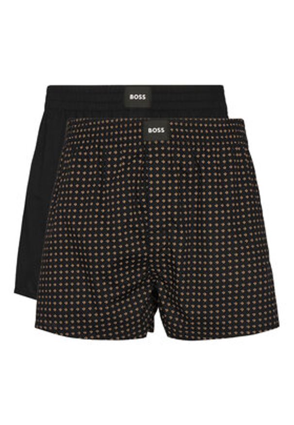 BOSS Komplet bokserek 50515464 Czarny. Kolor: czarny. Materiał: bawełna