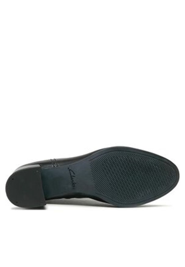 Clarks Botki Freva55 Zip 261747974 Czarny. Kolor: czarny. Materiał: skóra