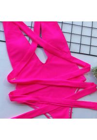 Intica - Strój kąpielowy jednoczęściowy z wiązaniem odporny na słońce i wodę Merralee. Kolor: czarny. Materiał: materiał #4