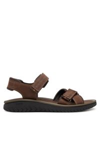 Sandały Clarks. Kolor: brązowy