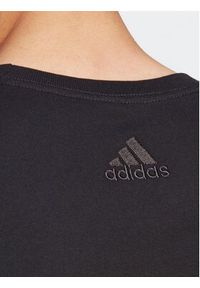 Adidas - adidas T-Shirt Essentials Single Jersey Linear Embroidered Logo T-Shirt IC9274 Czarny Regular Fit. Kolor: czarny. Materiał: bawełna #4