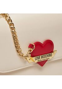 Love Moschino - LOVE MOSCHINO Torebka JC4138PP1LLM1110 Écru. Materiał: skórzane #4