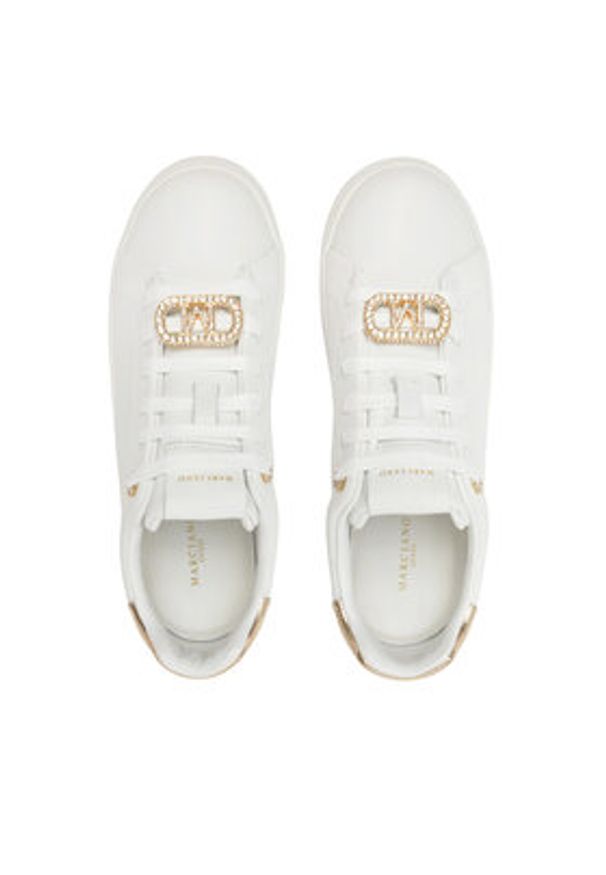 Marciano Guess Sneakersy 5RGZ17 7288A Biały. Kolor: biały. Materiał: skóra