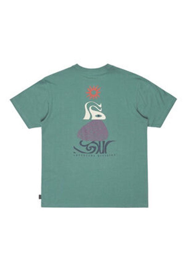 Billabong T-Shirt Totem EBYZT00388 Zielony Regular Fit. Kolor: zielony. Materiał: bawełna