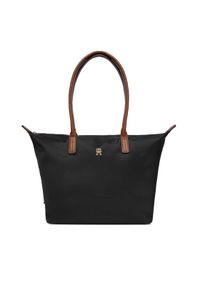 TOMMY HILFIGER - Tommy Hilfiger Torebka Popette Tote AW0AW17711 Czarny. Kolor: czarny #1